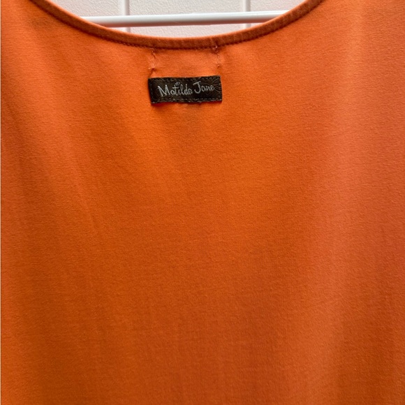 Matilda Jane Womens Peplum Tier Ruffle Top Tee Happy & Free Dream Puff Large EUC - Picture 5 of 7